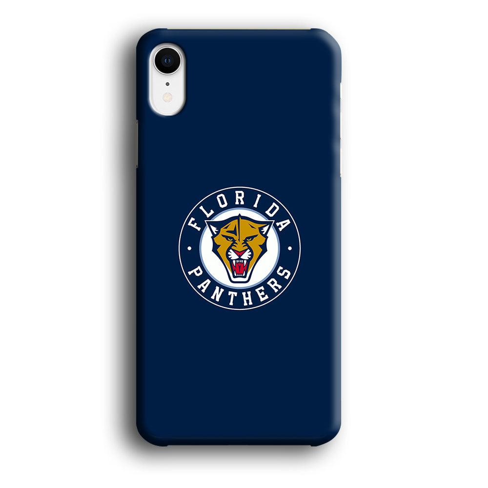 Hockey Florida Panthers NHL 001 iPhone XR Case-Plastic / Full Wrap (3D Case)-Xtracase