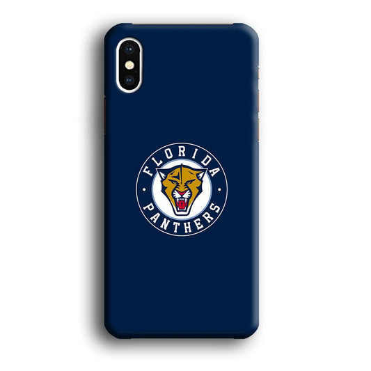 Hockey Florida Panthers NHL 001 iPhone X Case-Plastic / Full Wrap (3D Case)-Xtracase
