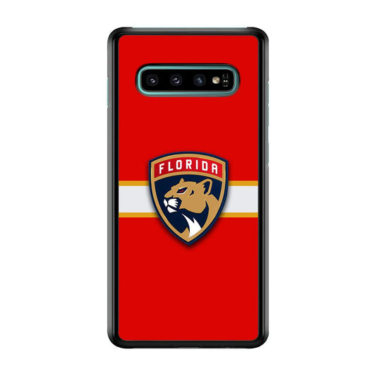Hockey Florida Panthers NHL 002 Samsung Galaxy S10 Case-Plastic / Full Wrap (3D Case)-Xtracase