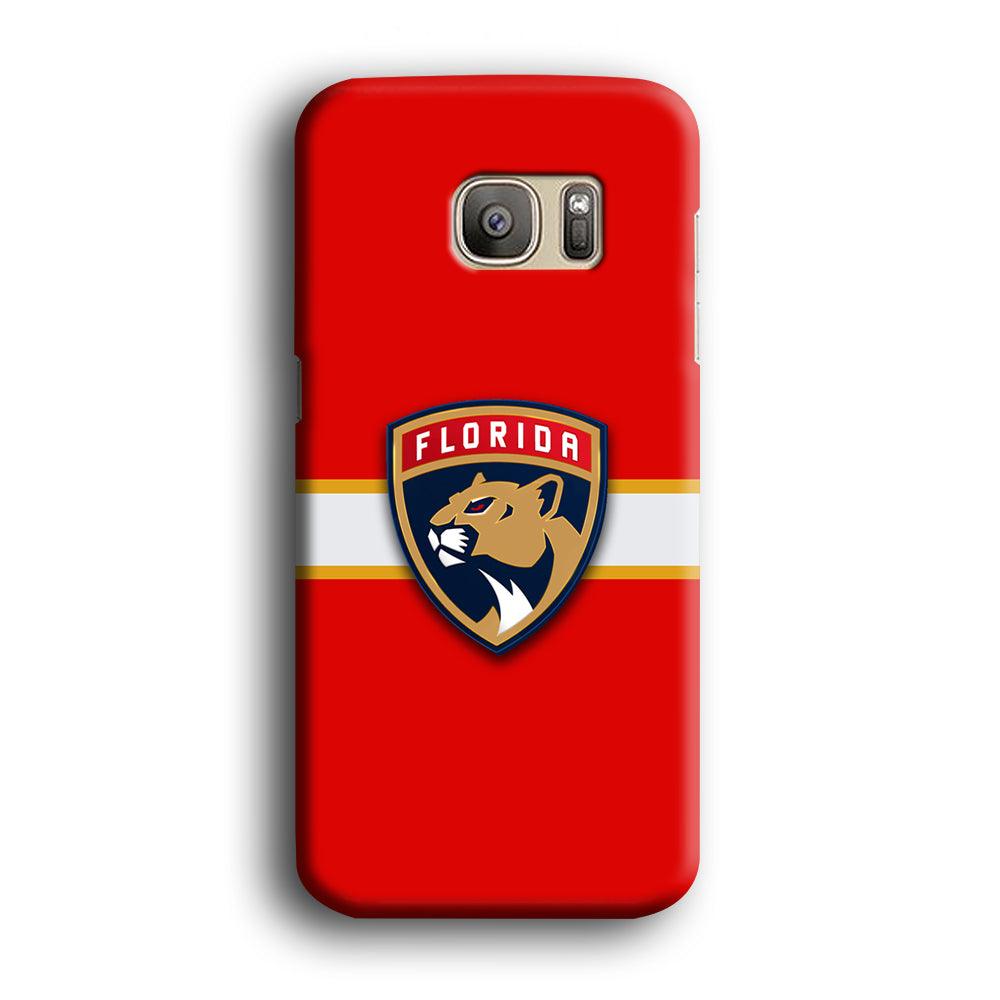 Hockey Florida Panthers NHL 002 Samsung Galaxy S7 Edge Case-Plastic / Full Wrap (3D Case)-Xtracase