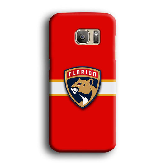 Hockey Florida Panthers NHL 002 Samsung Galaxy S7 Edge Case-Plastic / Full Wrap (3D Case)-Xtracase