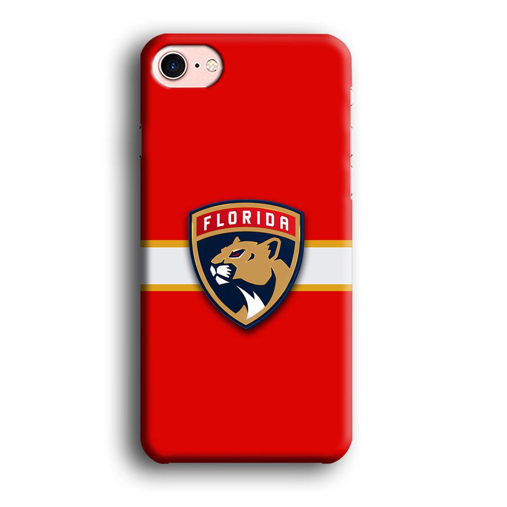 Hockey Florida Panthers NHL 002 iPhone 8 Case-Plastic / Full Wrap (3D Case)-Xtracase