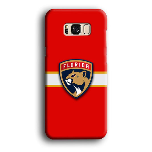 Hockey Florida Panthers NHL 002 Samsung Galaxy S8 Case-Plastic / Full Wrap (3D Case)-Xtracase