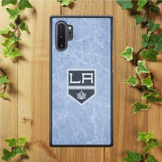 Hockey Los Angeles Kings NHL 001 Samsung Galaxy Note 10 Plus Case-Rubber / White (2D Case)-Xtracase
