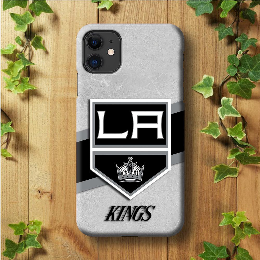 Hockey Los Angeles Kings NHL 002 iPhone 11 Case-Plastic / Full Wrap (3D Case)-Xtracase