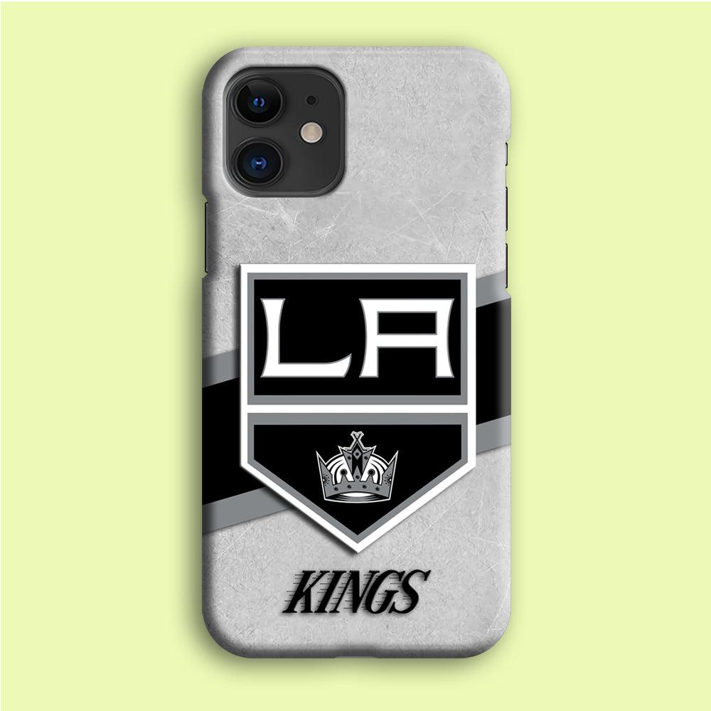 Hockey Los Angeles Kings NHL 002 iPhone 12 Case-Plastic / Full Wrap (3D Case)-Xtracase