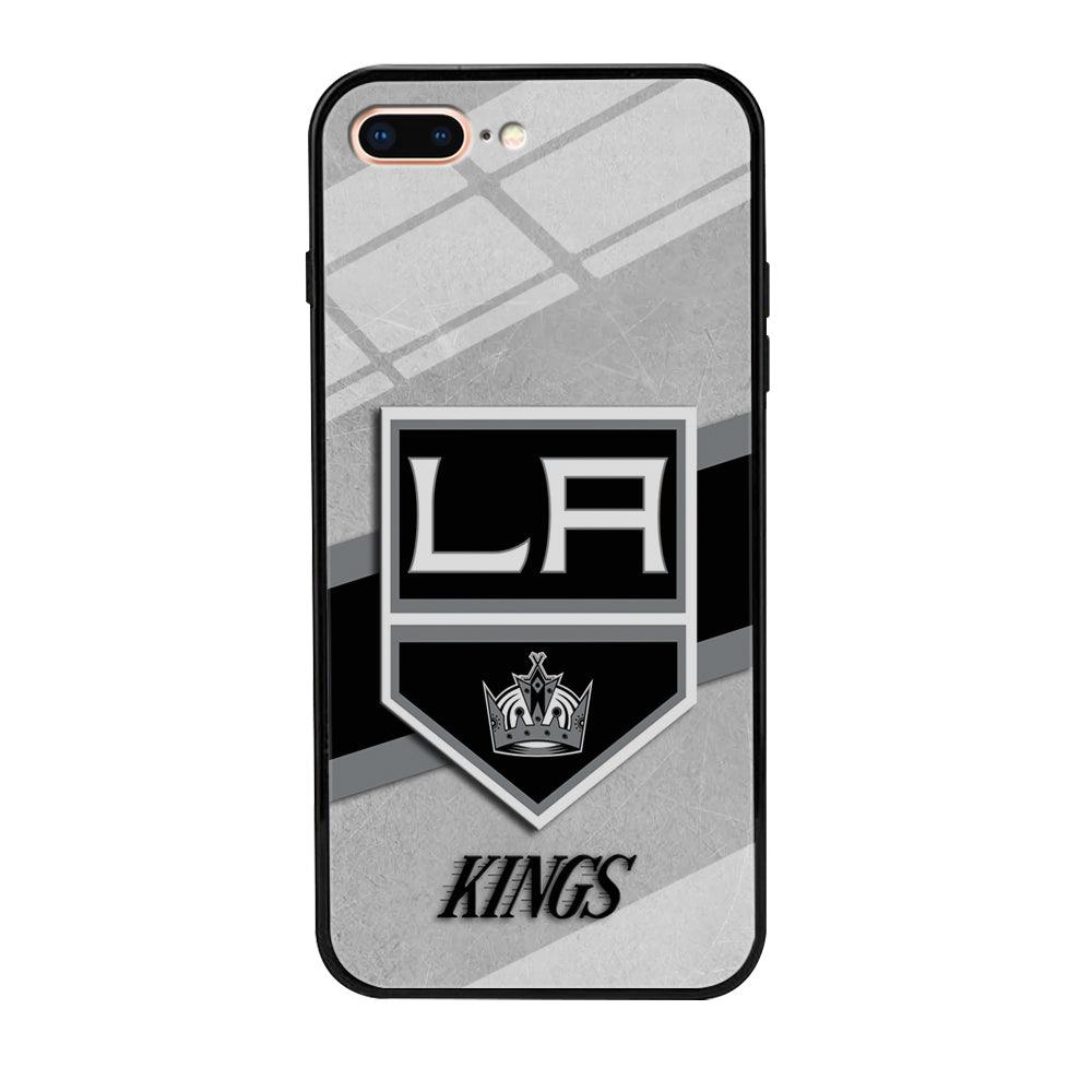 Hockey Los Angeles Kings NHL 002 iPhone 8 Plus Case-Tempered Glass Case-Xtracase