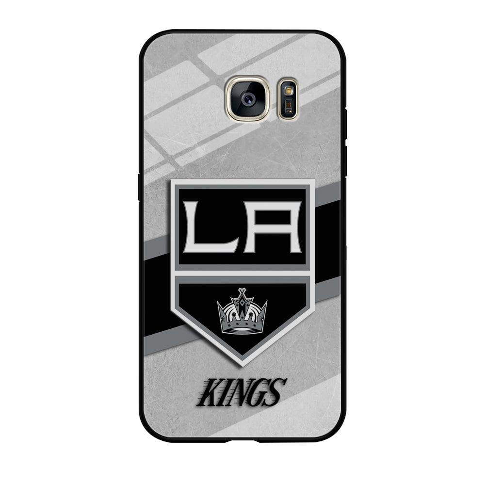 Hockey Los Angeles Kings NHL 002 Samsung Galaxy S7 Edge Case-Tempered Glass Case-Xtracase