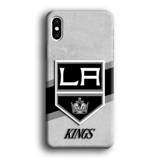 Hockey Los Angeles Kings NHL 002 iPhone X Case-Plastic / Full Wrap (3D Case)-Xtracase