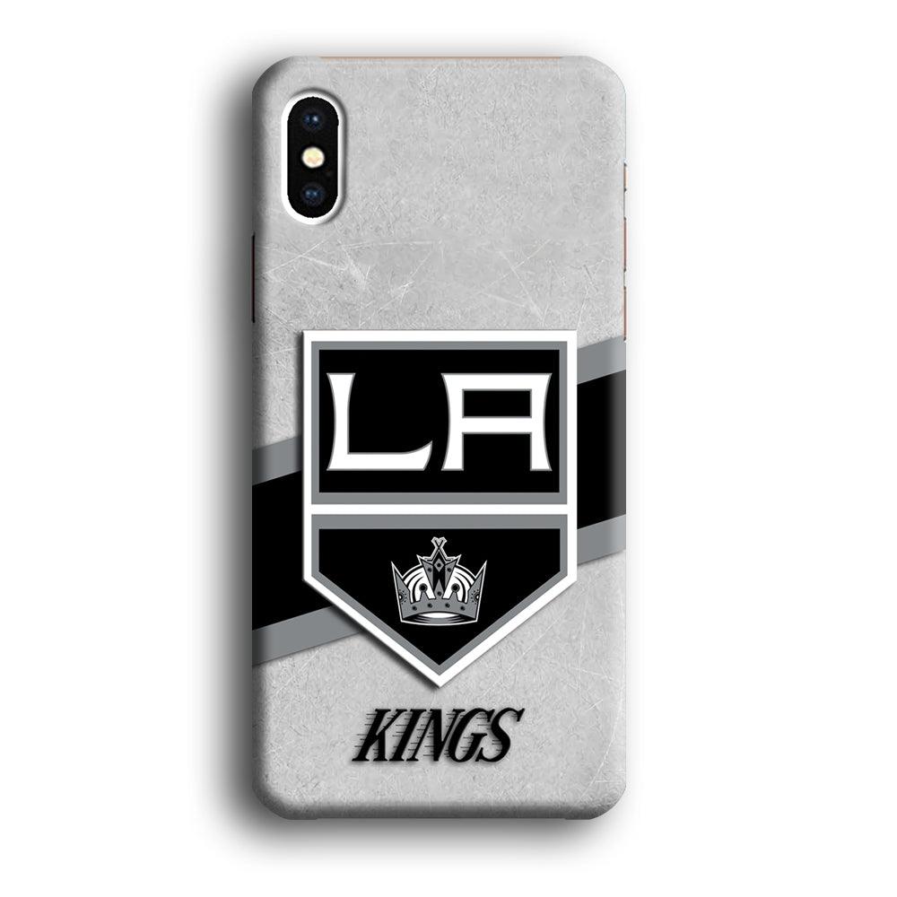 Hockey Los Angeles Kings NHL 002 iPhone Xs Max Case-Plastic / Full Wrap (3D Case)-Xtracase