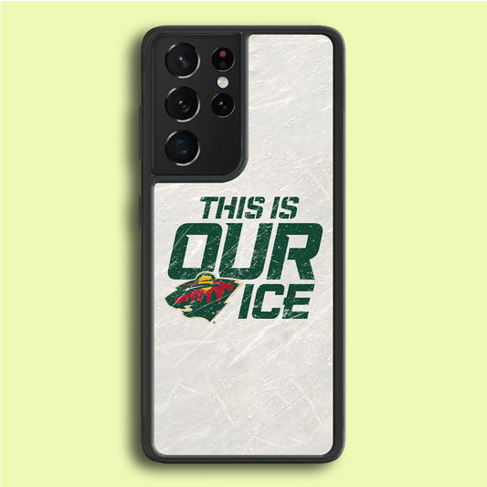 Hockey Minnesota Wild NHL 001 Samsung Galaxy S21 Ultra Case-Plastic / Full Wrap (3D Case)-Xtracase