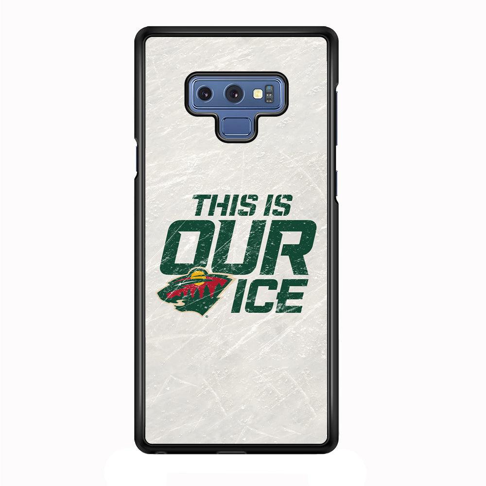 Hockey Minnesota Wild NHL 001 Samsung Galaxy Note 9 Case-Plastic / Full Wrap (3D Case)-Xtracase