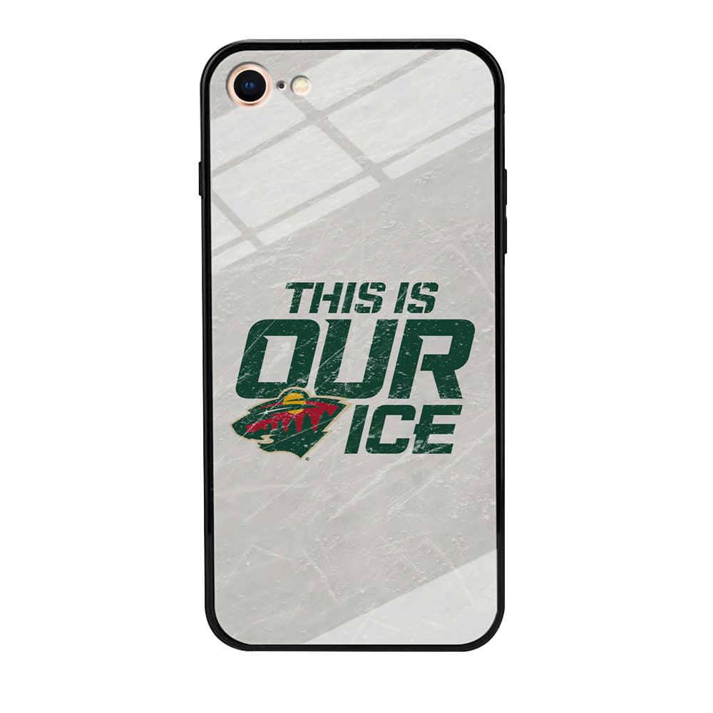 Hockey Minnesota Wild NHL 001 iPhone 7 Case-Tempered Glass Case-Xtracase