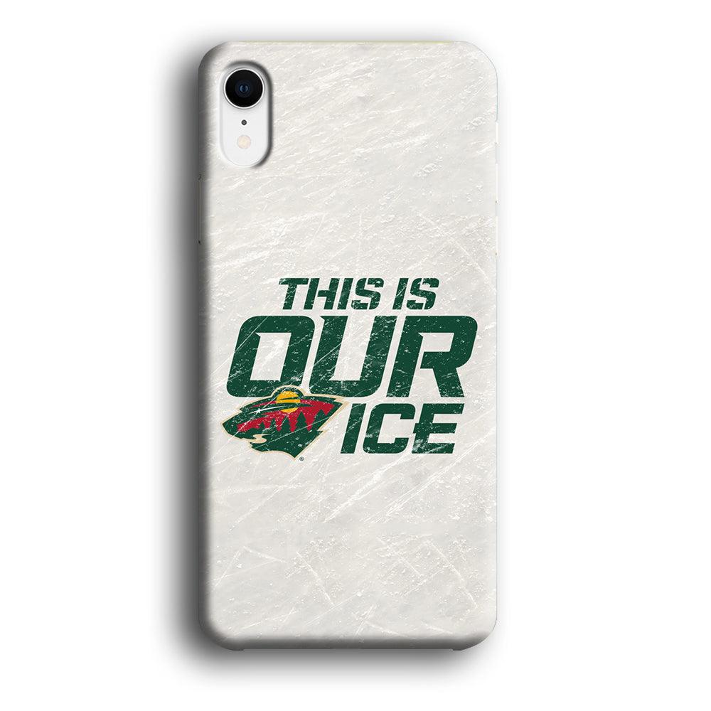 Hockey Minnesota Wild NHL 001 iPhone XR Case-Plastic / Full Wrap (3D Case)-Xtracase
