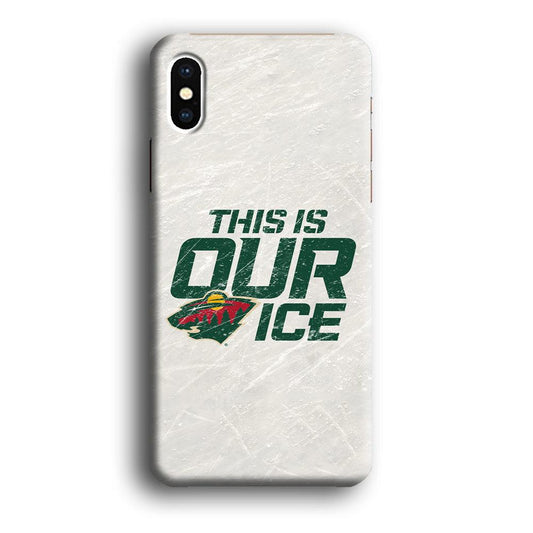 Hockey Minnesota Wild NHL 001 iPhone X Case-Plastic / Full Wrap (3D Case)-Xtracase