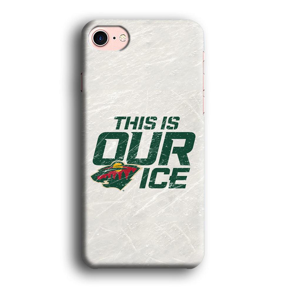 Hockey Minnesota Wild NHL 001 iPhone 8 Case-Plastic / Full Wrap (3D Case)-Xtracase