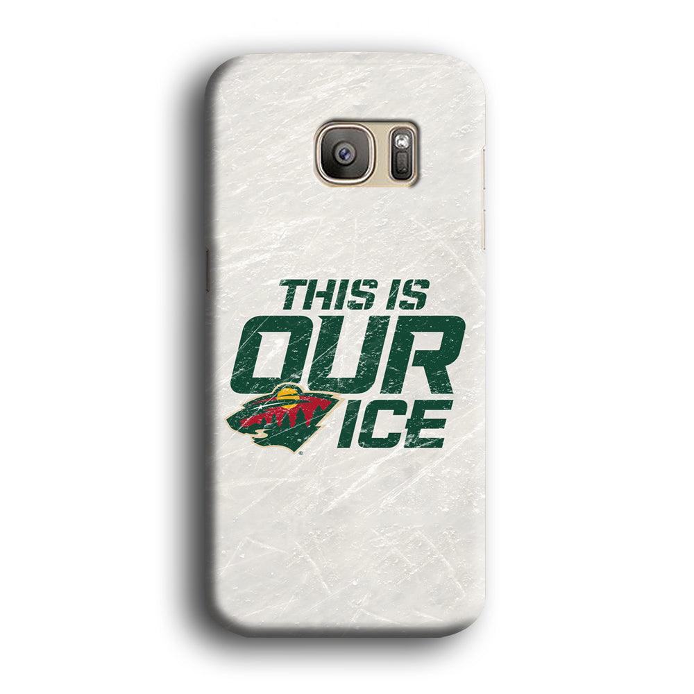 Hockey Minnesota Wild NHL 001 Samsung Galaxy S7 Edge Case-Plastic / Full Wrap (3D Case)-Xtracase