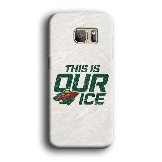 Hockey Minnesota Wild NHL 001 Samsung Galaxy S7 Edge Case-Plastic / Full Wrap (3D Case)-Xtracase