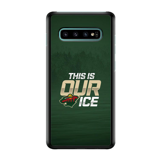 Hockey Minnesota Wild NHL 002 Samsung Galaxy S10 Case-Plastic / Full Wrap (3D Case)-Xtracase