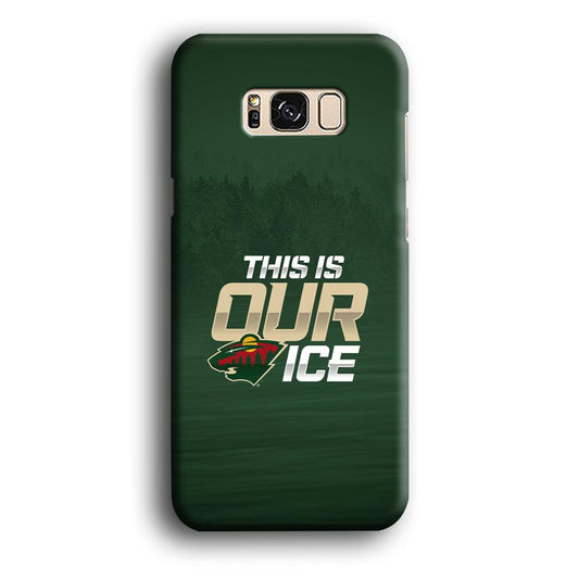 Hockey Minnesota Wild NHL 002 Samsung Galaxy S8 Case-Plastic / Full Wrap (3D Case)-Xtracase