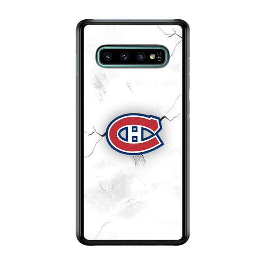 Hockey Montréal Canadiens NHL 001 Samsung Galaxy S10 Case-Plastic / Full Wrap (3D Case)-Xtracase