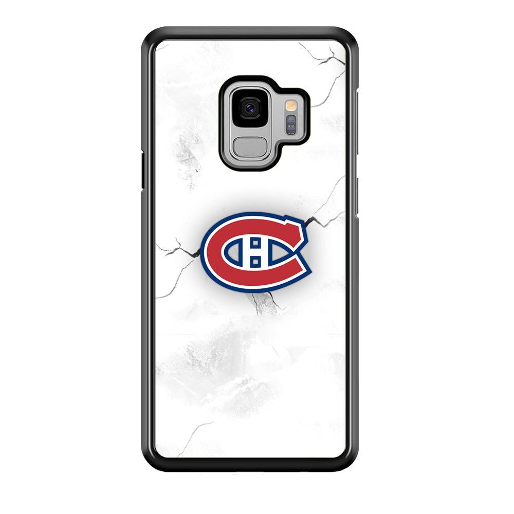 Hockey Montréal Canadiens NHL 001 Samsung Galaxy S9 Case-Plastic / Full Wrap (3D Case)-Xtracase