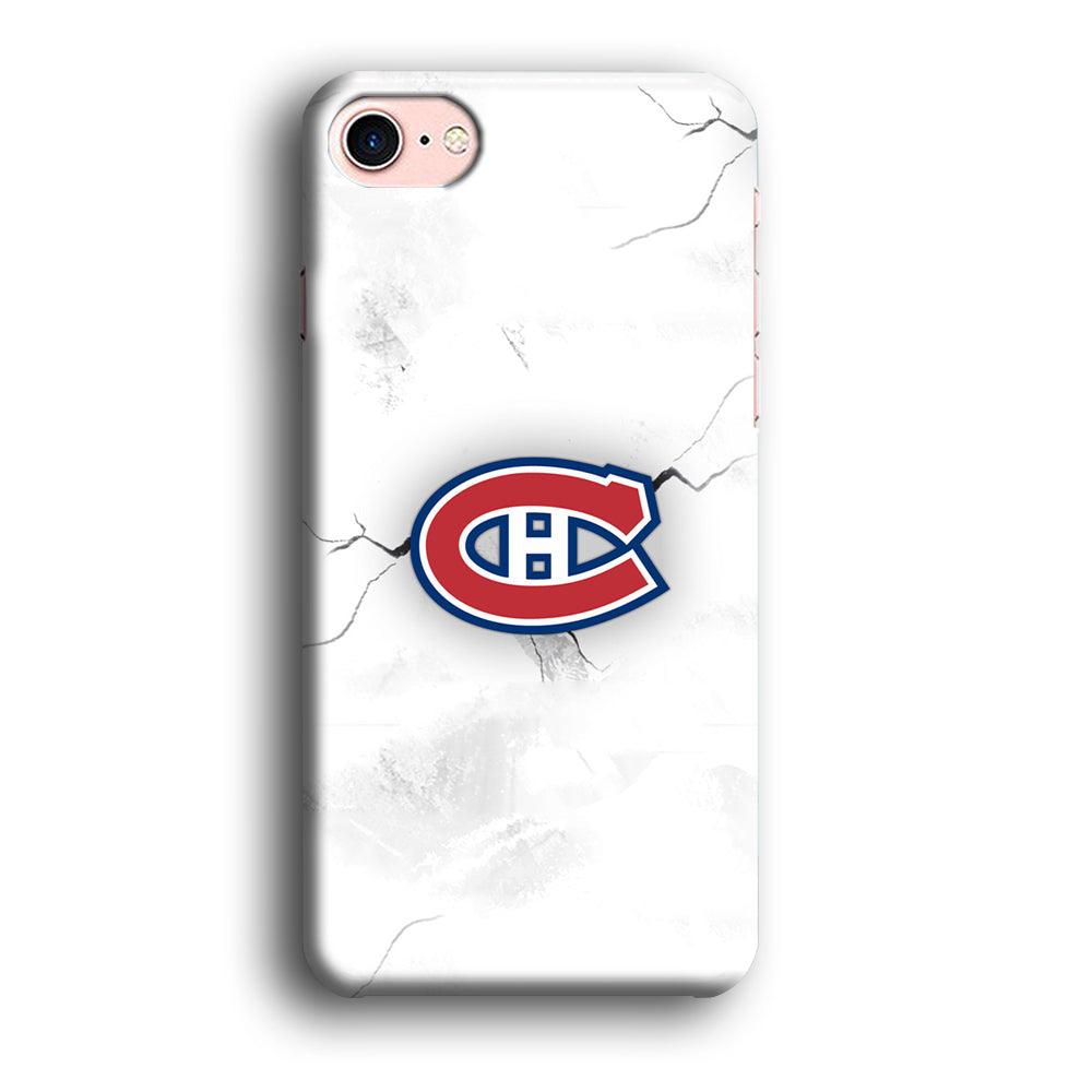Hockey Montréal Canadiens NHL 001 iPhone SE 2020 Case-Plastic / Full Wrap (3D Case)-Xtracase