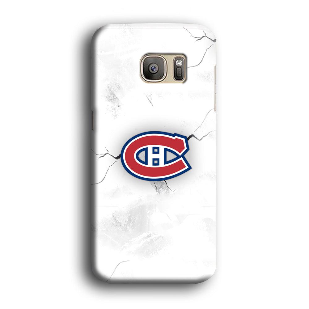 Hockey Montréal Canadiens NHL 001 Samsung Galaxy S7 Case-Plastic / Full Wrap (3D Case)-Xtracase