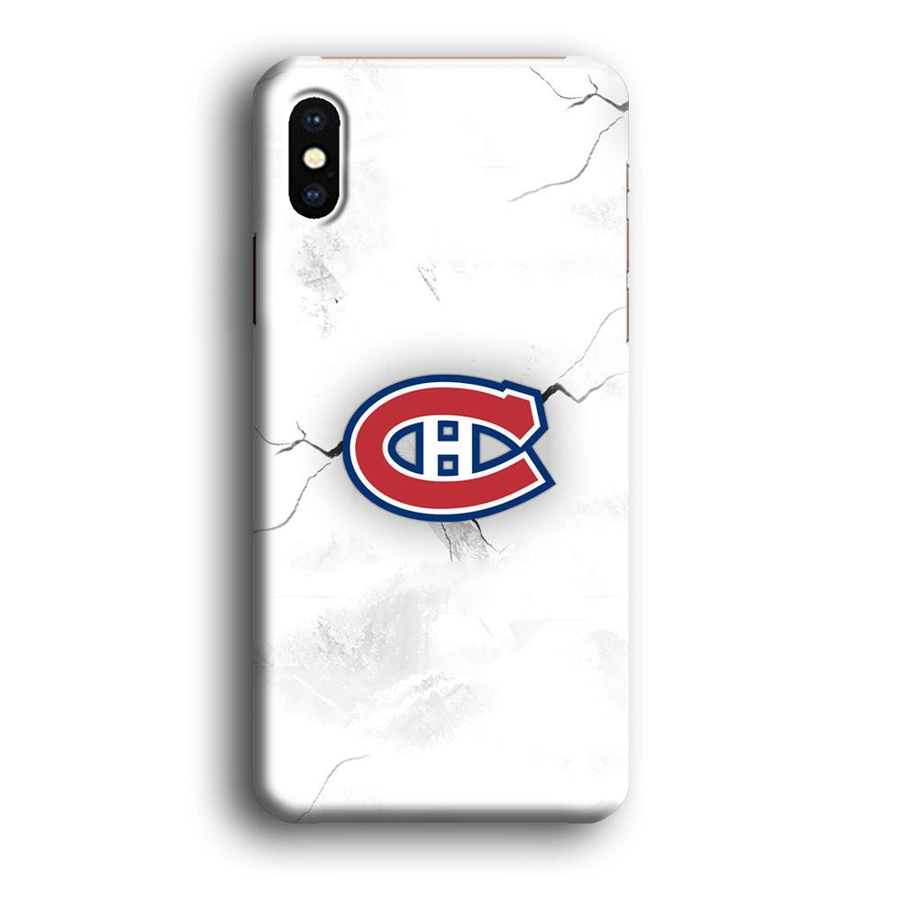 Hockey Montréal Canadiens NHL 001 iPhone X Case-Plastic / Full Wrap (3D Case)-Xtracase