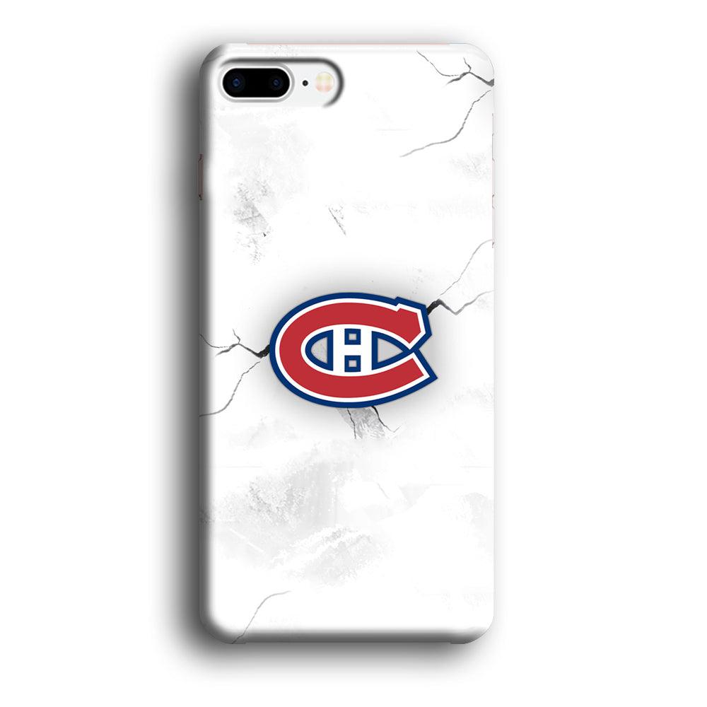 Hockey Montréal Canadiens NHL 001 iPhone 8 Plus Case-Plastic / Full Wrap (3D Case)-Xtracase