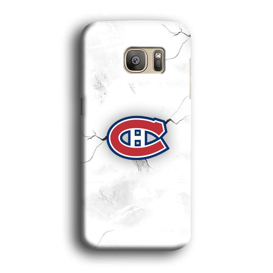 Hockey Montréal Canadiens NHL 001 Samsung Galaxy S7 Edge Case-Plastic / Full Wrap (3D Case)-Xtracase