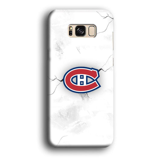 Hockey Montréal Canadiens NHL 001 Samsung Galaxy S8 Case-Plastic / Full Wrap (3D Case)-Xtracase