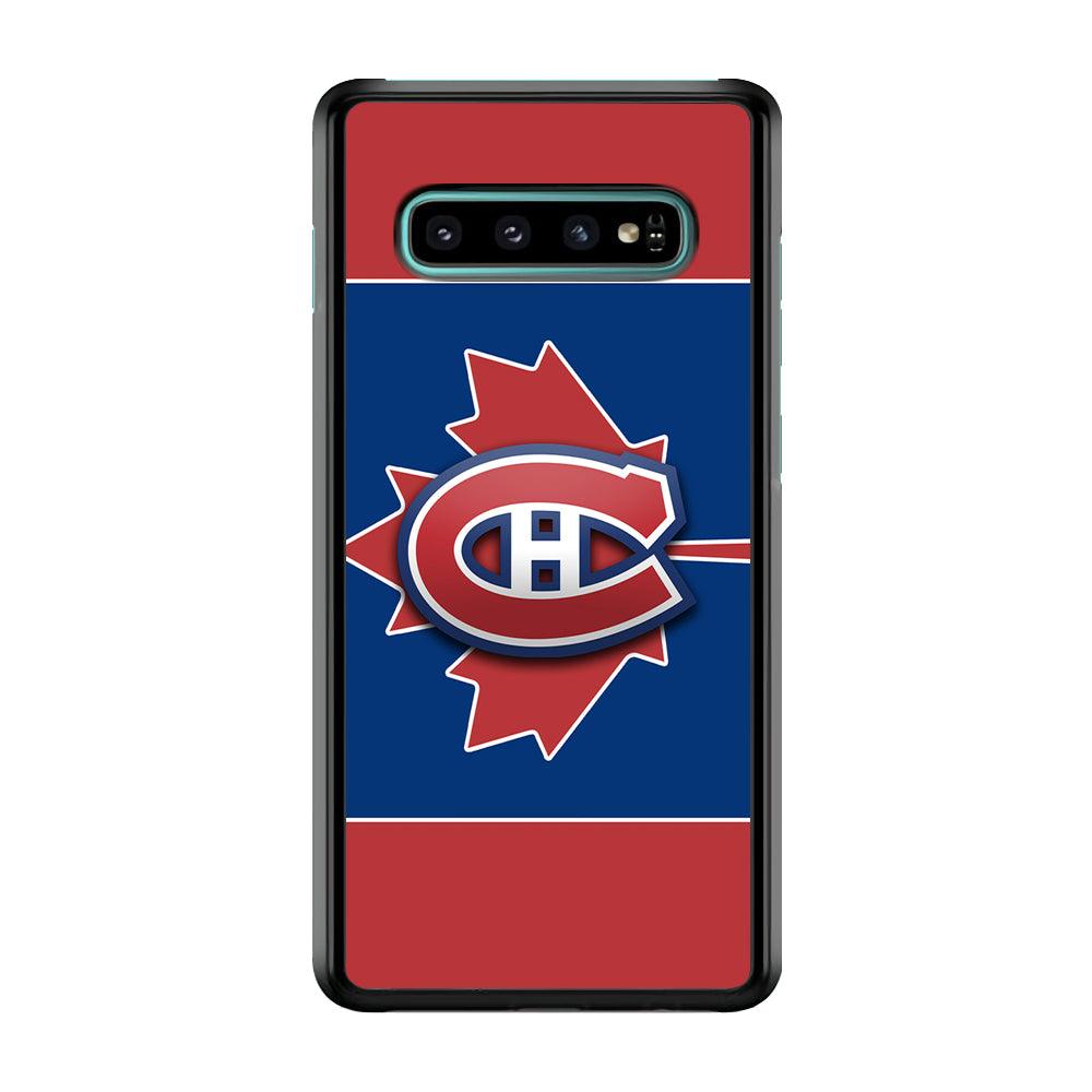Hockey Montréal Canadiens NHL 002 Samsung Galaxy S10 Case-Plastic / Full Wrap (3D Case)-Xtracase