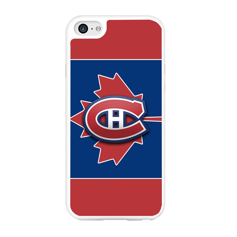 Hockey Montréal Canadiens NHL 002 iPhone 6 | 6s Case-Rubber / White (2D Case)-Xtracase