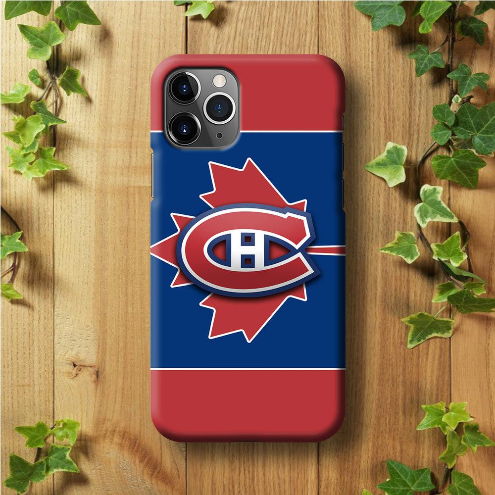 Hockey Montréal Canadiens NHL 002 iPhone 11 Pro Case-Plastic / Full Wrap (3D Case)-Xtracase