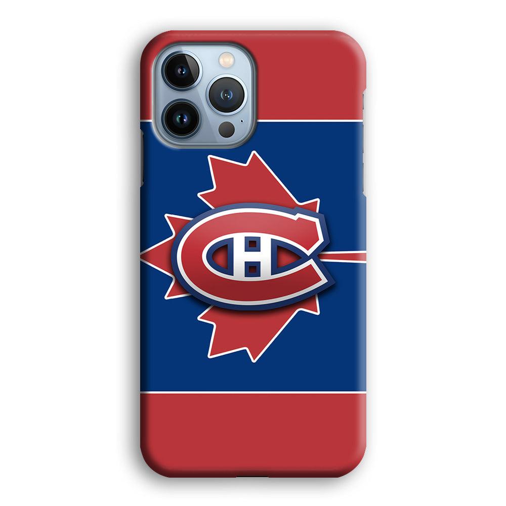 Hockey Montréal Canadiens NHL 002 iPhone 13 Pro Max Case-Plastic / Full Wrap (3D Case)-Xtracase