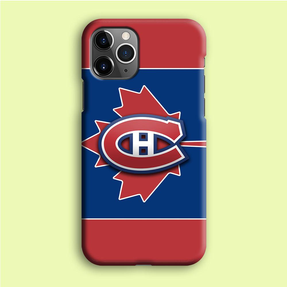 Hockey Montréal Canadiens NHL 002 iPhone 12 Pro Max Case-Plastic / Full Wrap (3D Case)-Xtracase