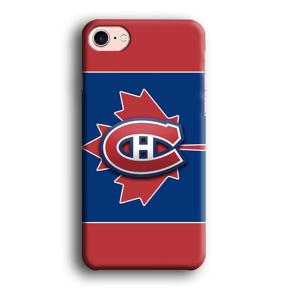 Hockey Montréal Canadiens NHL 002 iPhone SE 2020 Case-Plastic / Full Wrap (3D Case)-Xtracase