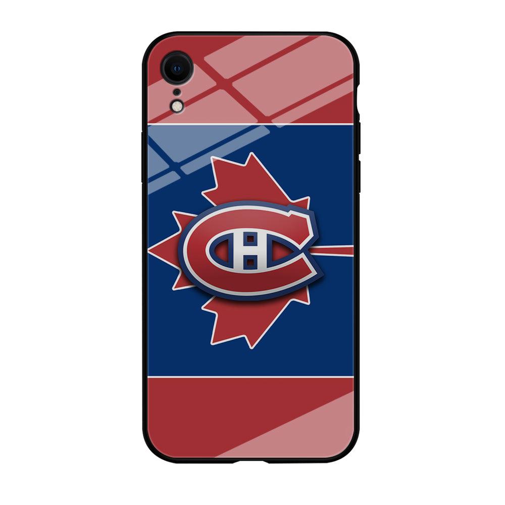 Hockey Montréal Canadiens NHL 002 iPhone XR Case-Tempered Glass Case-Xtracase