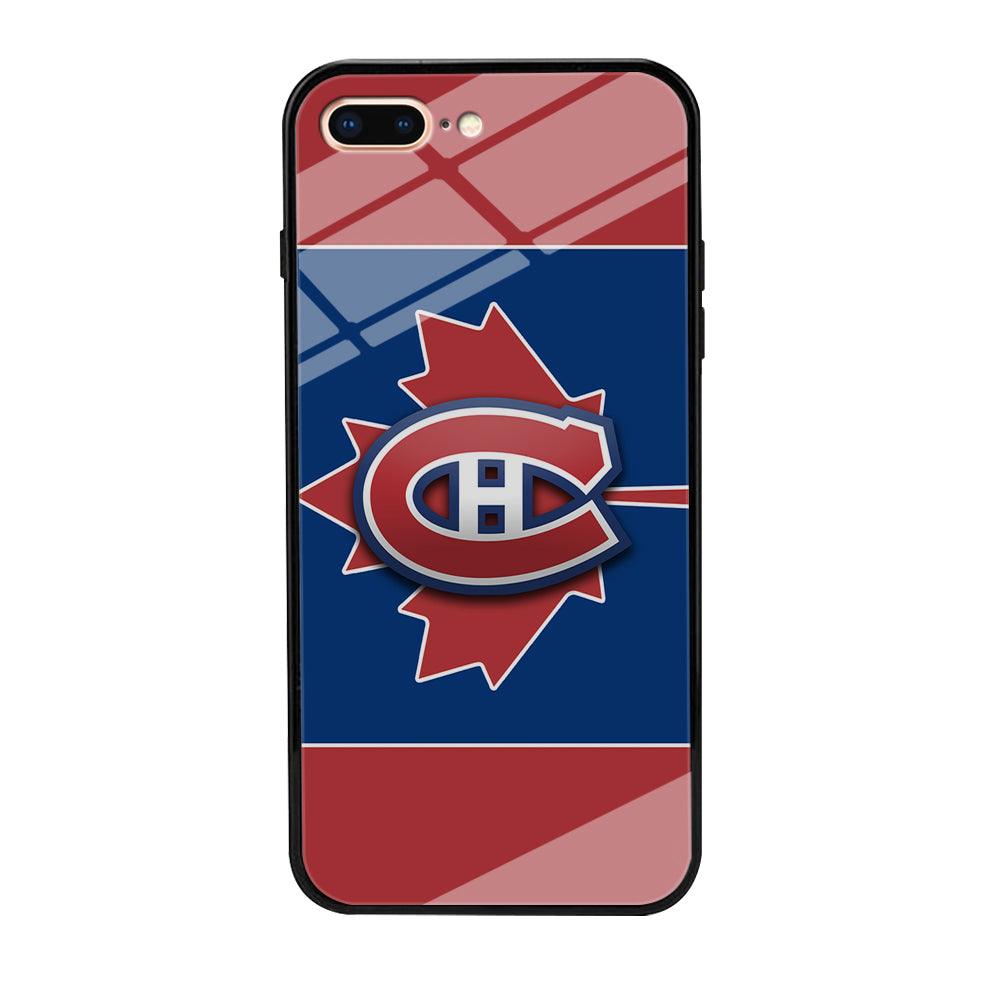 Hockey Montréal Canadiens NHL 002 iPhone 8 Plus Case-Tempered Glass Case-Xtracase