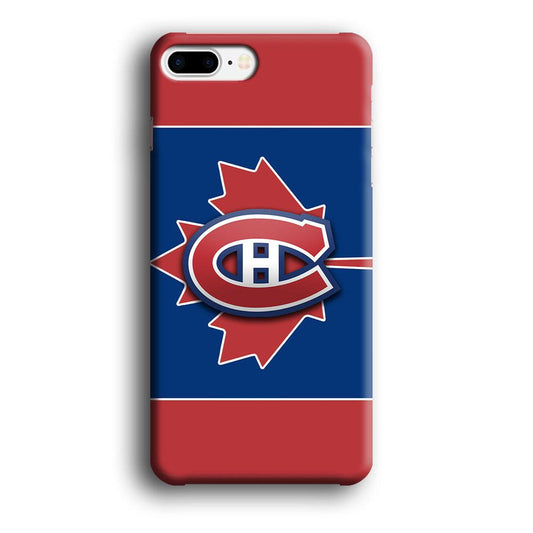 Hockey Montréal Canadiens NHL 002 iPhone 8 Plus Case-Plastic / Full Wrap (3D Case)-Xtracase