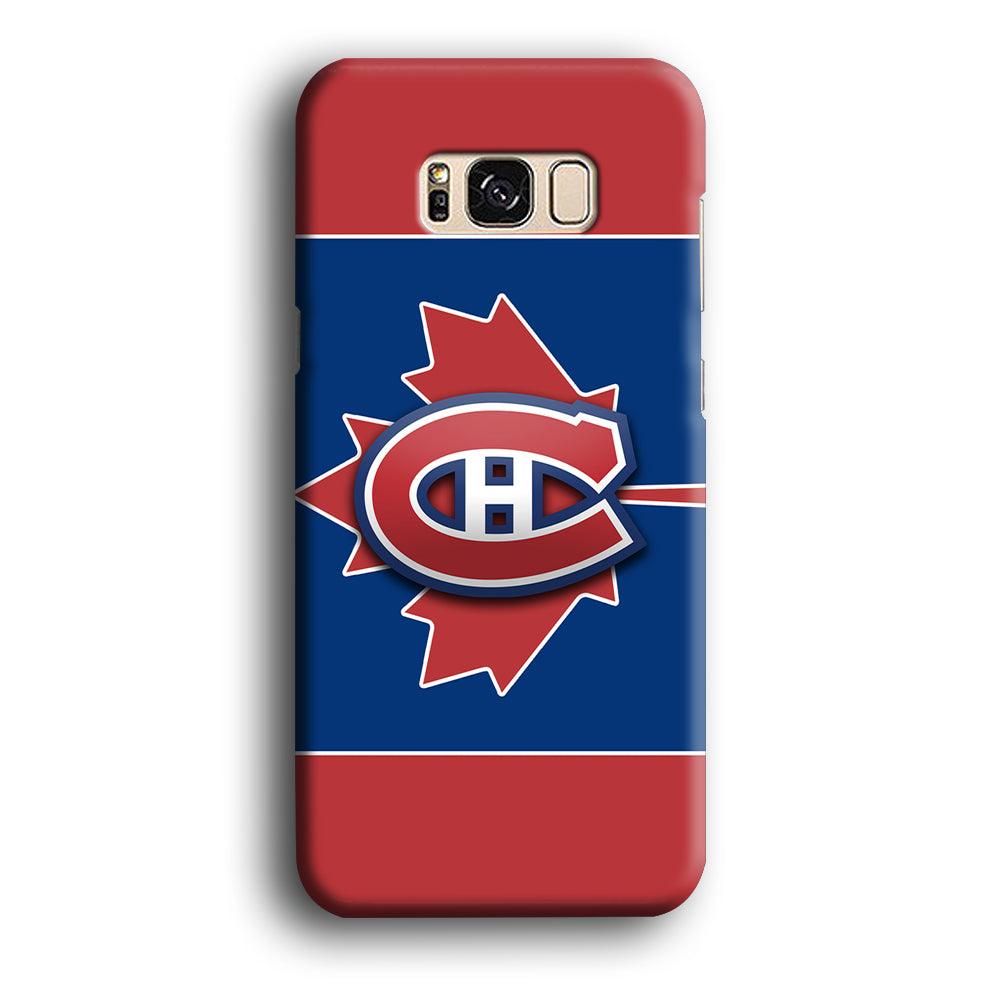 Hockey Montréal Canadiens NHL 002 Samsung Galaxy S8 Case-Plastic / Full Wrap (3D Case)-Xtracase