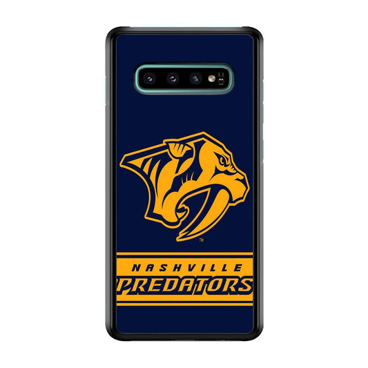Hockey Nashville Predators NHL 001 Samsung Galaxy S10 Case-Plastic / Full Wrap (3D Case)-Xtracase