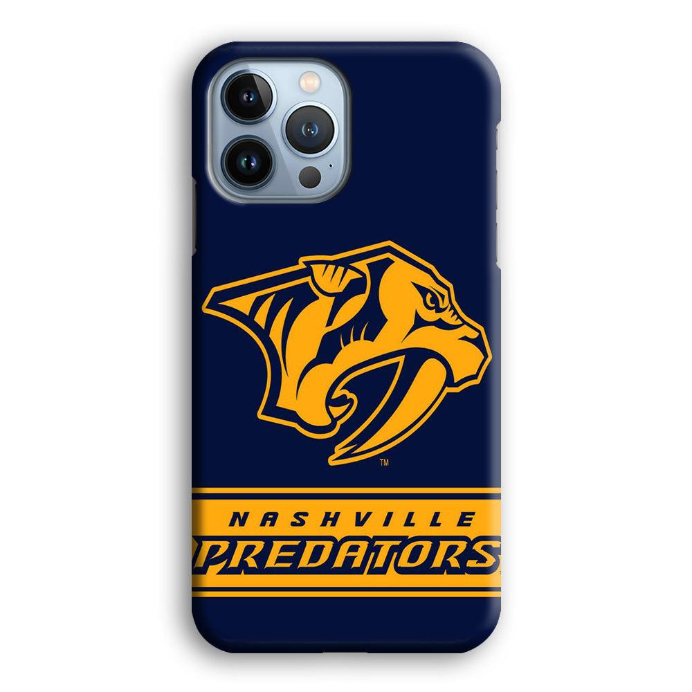 Hockey Nashville Predators NHL 001 iPhone 13 Pro Case-Plastic / Full Wrap (3D Case)-Xtracase