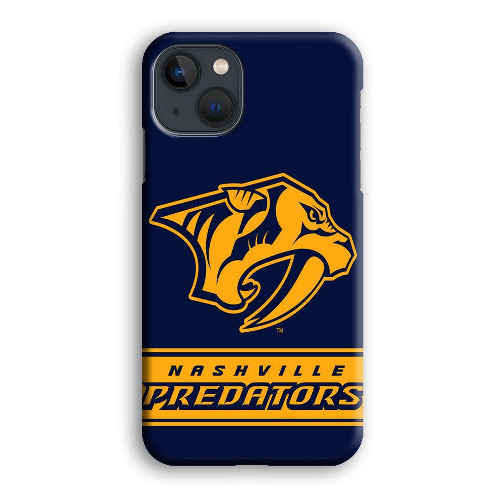 Hockey Nashville Predators NHL 001 iPhone 13 Case-Plastic / Full Wrap (3D Case)-Xtracase