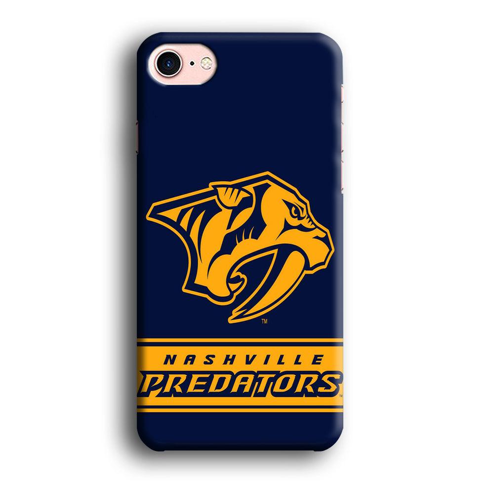 Hockey Nashville Predators NHL 001 iPhone SE 2020 Case-Plastic / Full Wrap (3D Case)-Xtracase