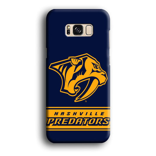 Hockey Nashville Predators NHL 001 Samsung Galaxy S8 Case-Plastic / Full Wrap (3D Case)-Xtracase