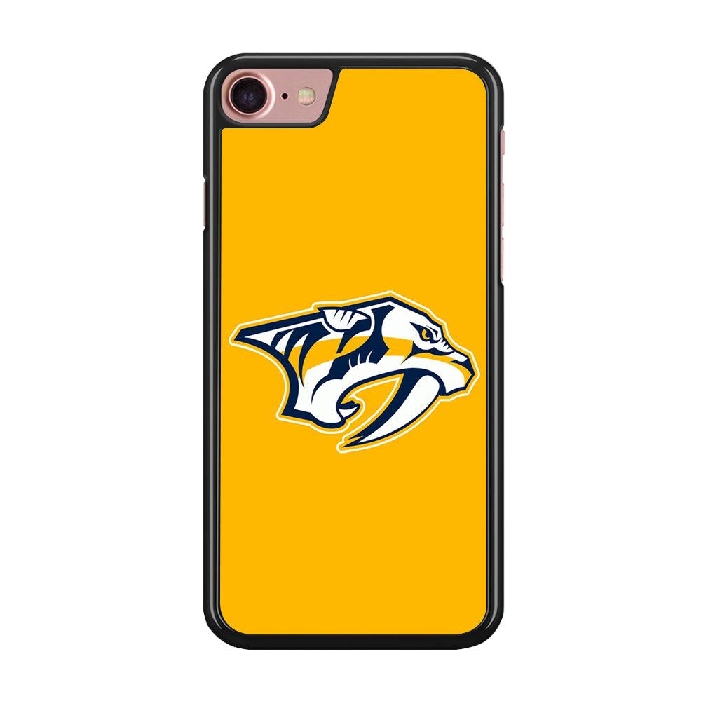 Hockey Nashville Predators NHL 002 iPhone SE 2020 Case-Rubber / Black (2D Case)-Xtracase