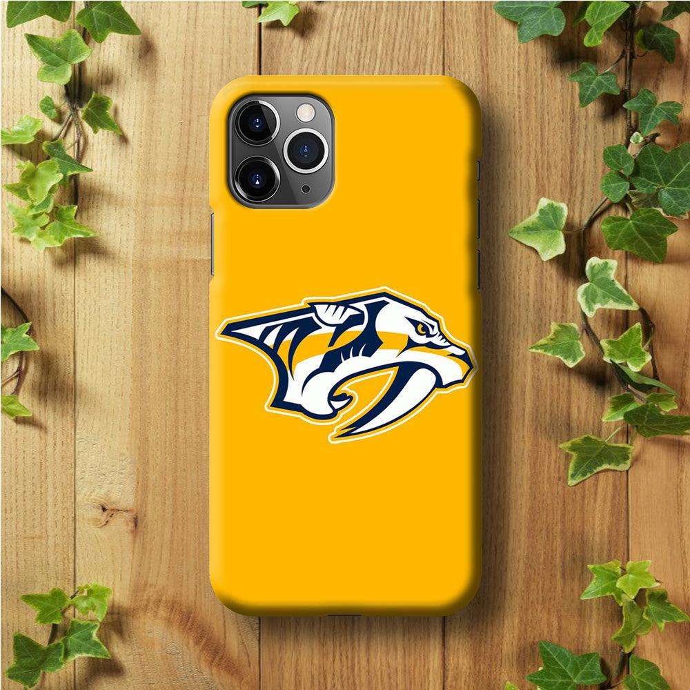 Hockey Nashville Predators NHL 002 iPhone 11 Pro Case-Plastic / Full Wrap (3D Case)-Xtracase