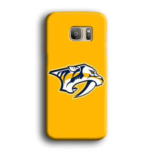 Hockey Nashville Predators NHL 002 Samsung Galaxy S7 Edge Case-Plastic / Full Wrap (3D Case)-Xtracase